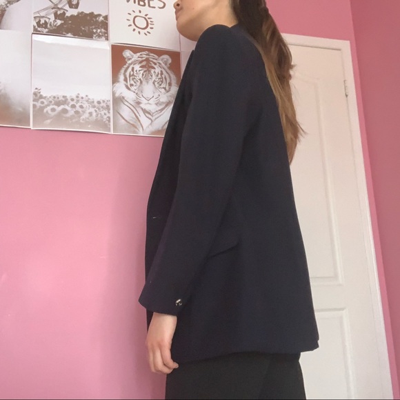 Vintage Navy Blazer - Picture 9 of 12
